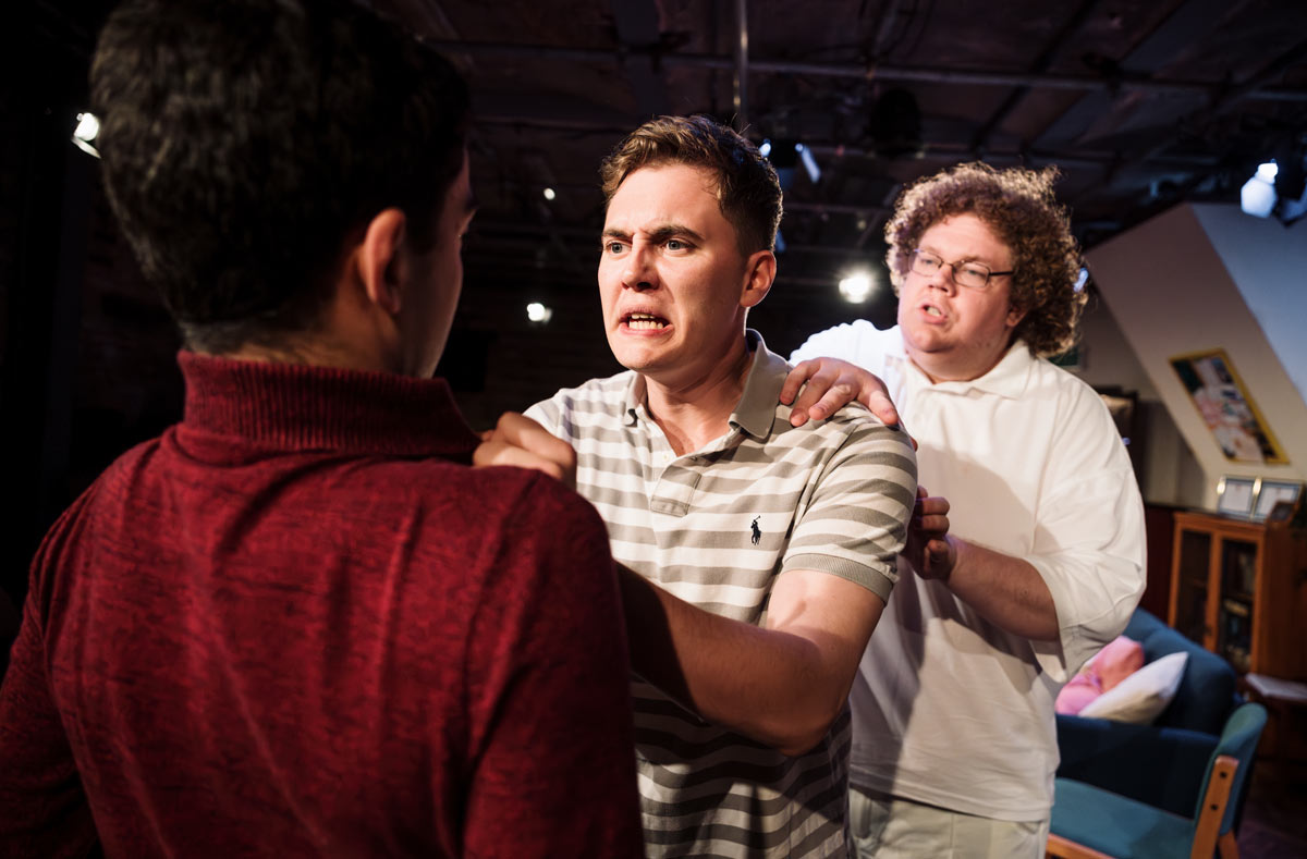 Gentlemen at the Arcola Theatre. Photo Alex Brenner