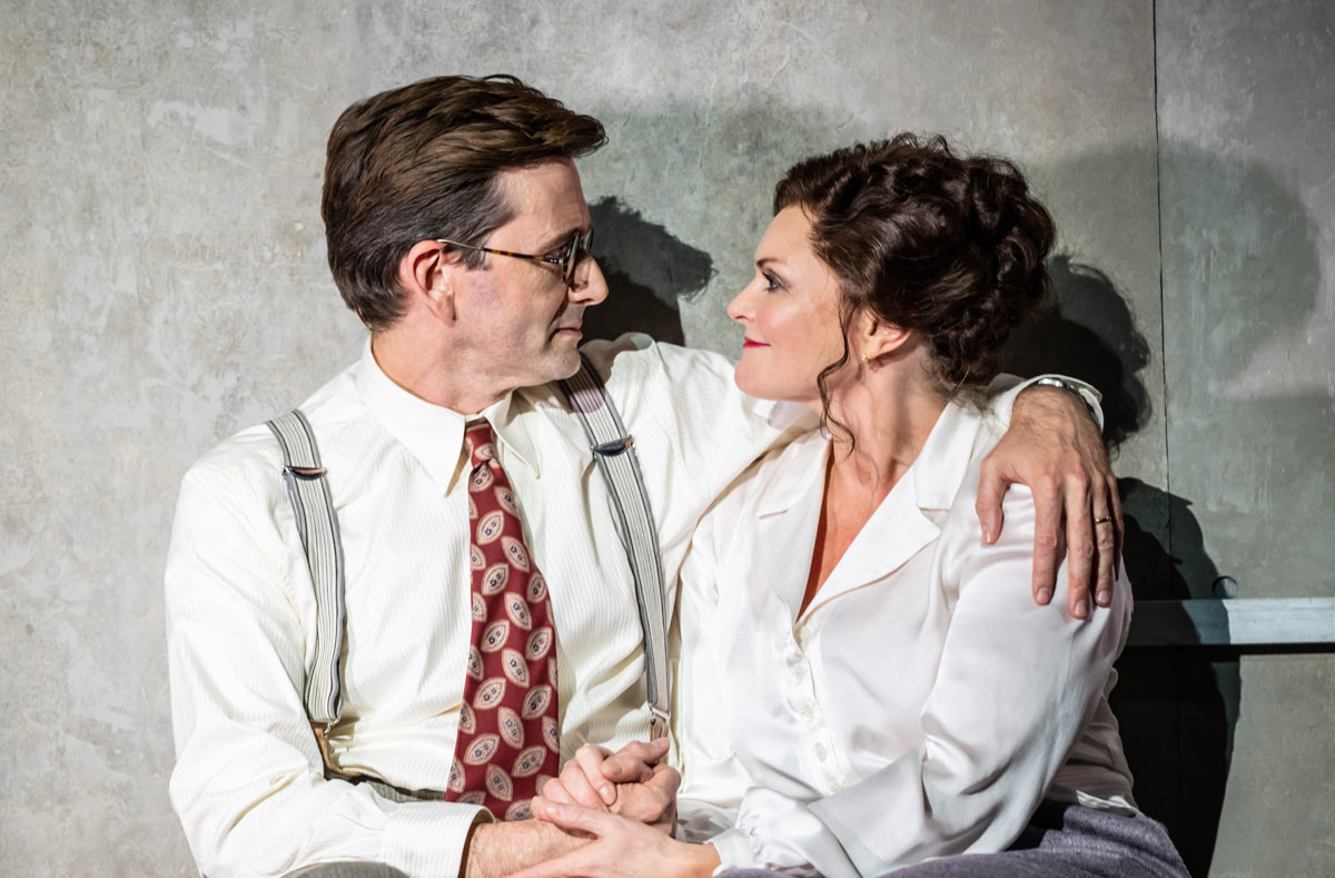 David Tennant and Sharon Small in GOOD at the Harold Pinter Theatre, Directed by Dominic Cooke, Photographer Johan Persson