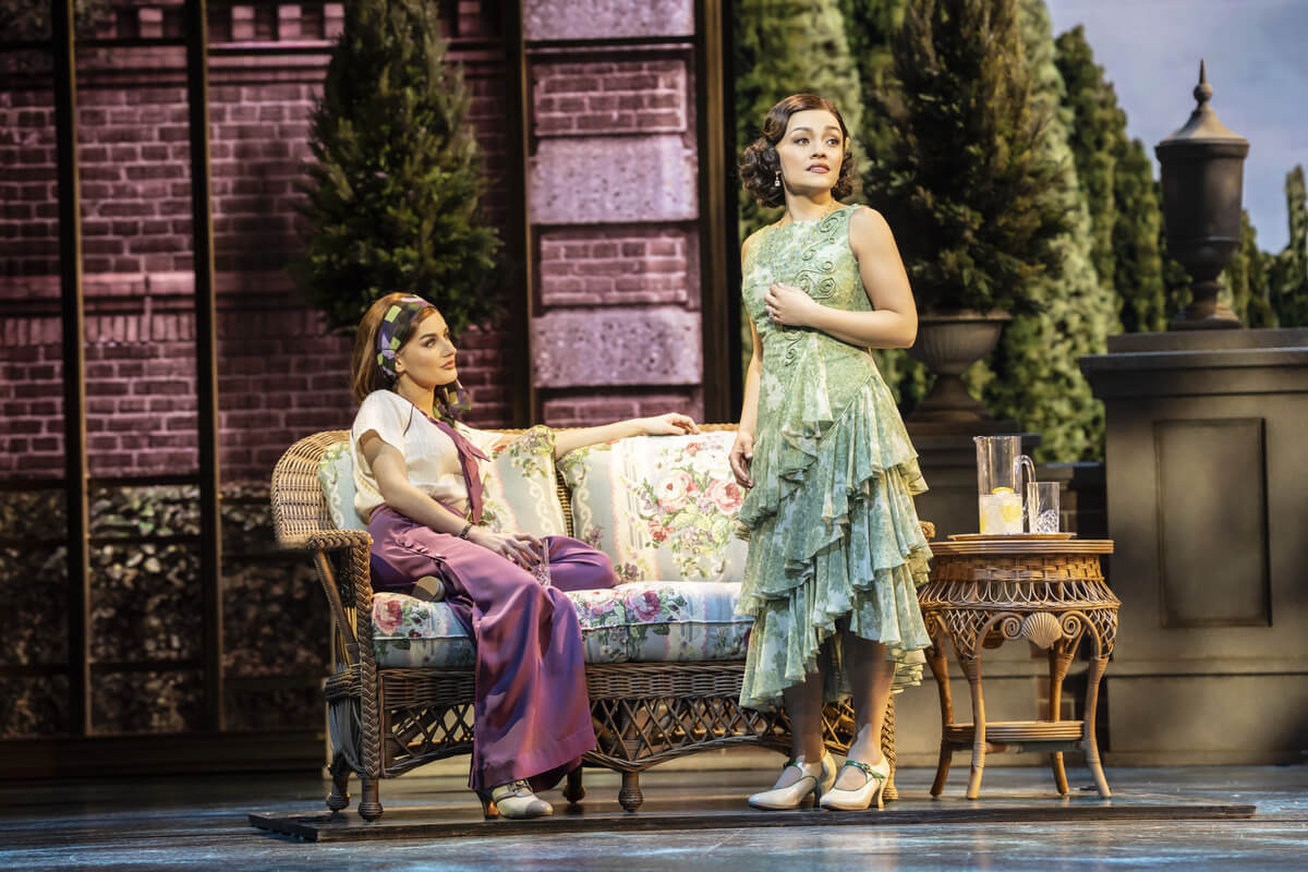 Frances Mayli McCann &amp; Amber Davies in The Great Gatsby at the London Coliseum. (c) Johan Persson