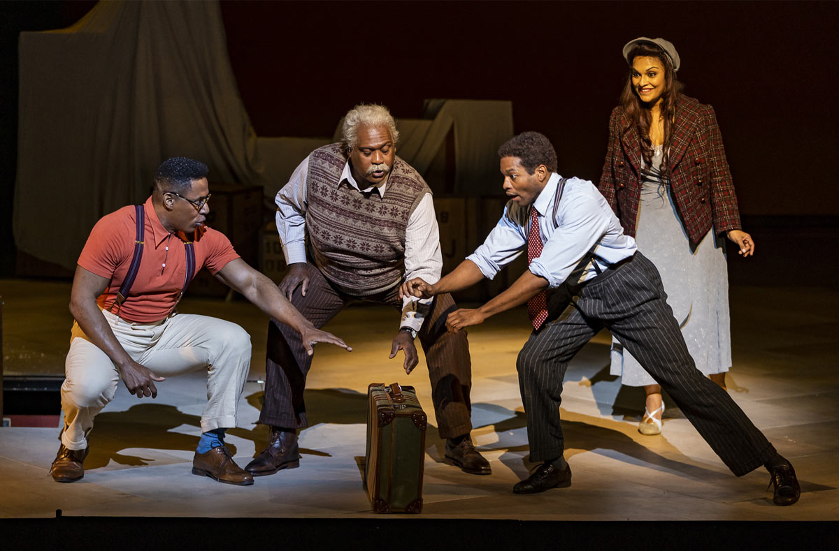 ENO 22-23, It’s a Wonderful Life, Donovan Singletary, Ronald Samm, Frederick Ballentine, Danielle de Niese © Lloyd Winters