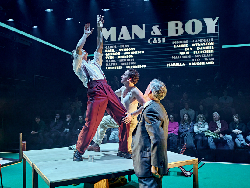 man and boy dorfman theatre review