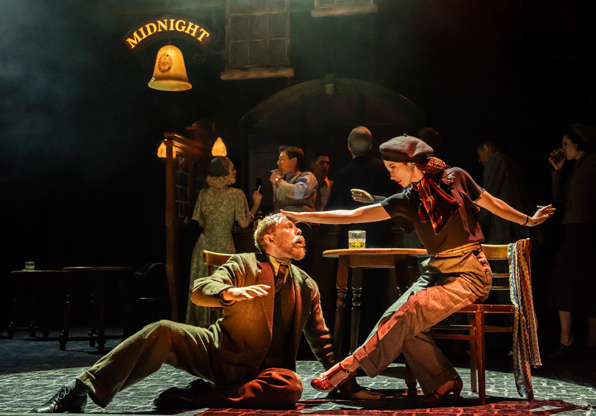 MATTHEW BOURNE'S THE MIDNIGHT BELL. Danny Reubens and Cordelia Braithwaite. Photo by Johan Persson