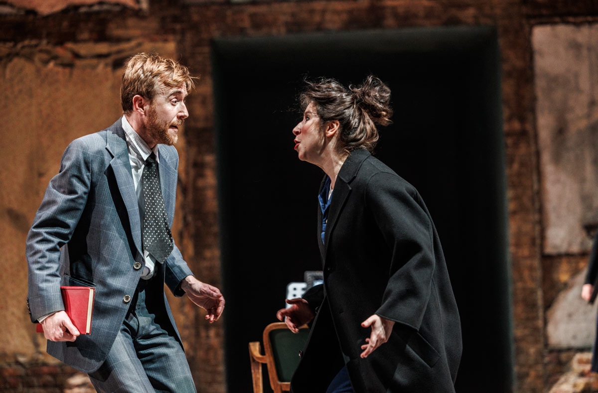 John Heffernan &amp; Jenna Augen in Nachtland at Young Vic © Ellie Kurtt