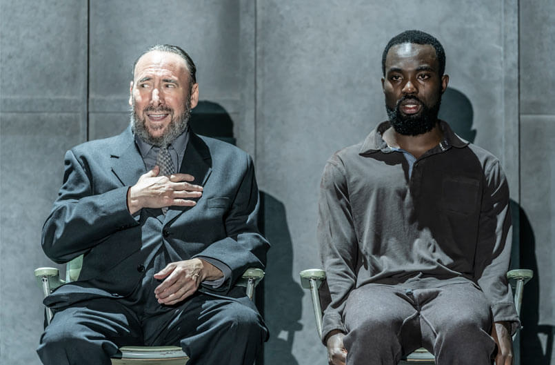 Antony Sher and Paapa Essiedu in Pinter One