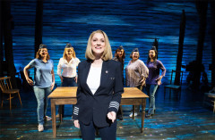 The West End company in Come From Away at the Phoenix Theatre - 2020 Credit Craig Sugden