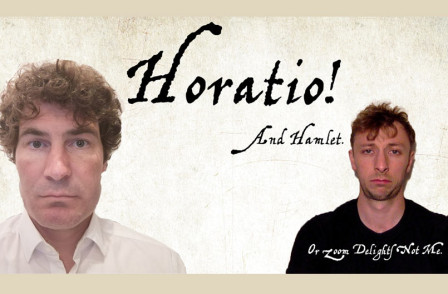 Nicholas Osmond talks about performing via Zoom and his play HORATIO! AND HAMLET or ZOOM DELIGHTS NOT ME