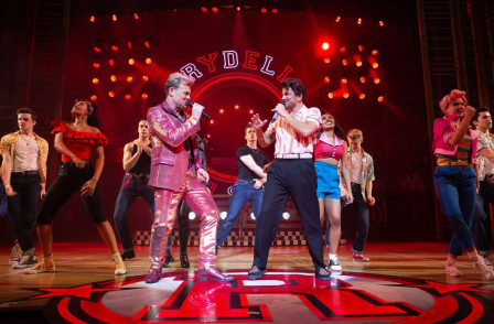 GREASE Aussie invasion! See Peter Andre and Jason Donovan in action