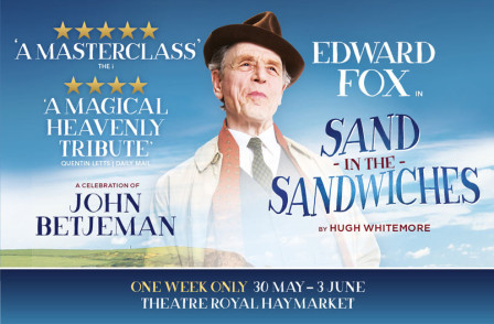 Edward Fox brings poetry to the West End