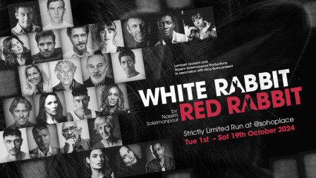 Nassim Soleimanpour’s WHITE RABBIT RED RABBIT announces West End run