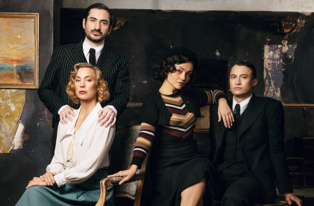 The cast of Bonnie and Clyde the Musical