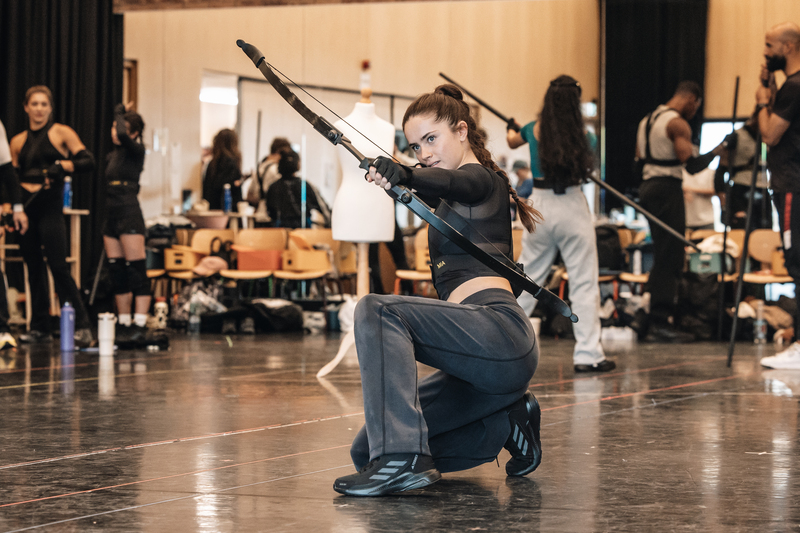 hunger games on stage rehearsal