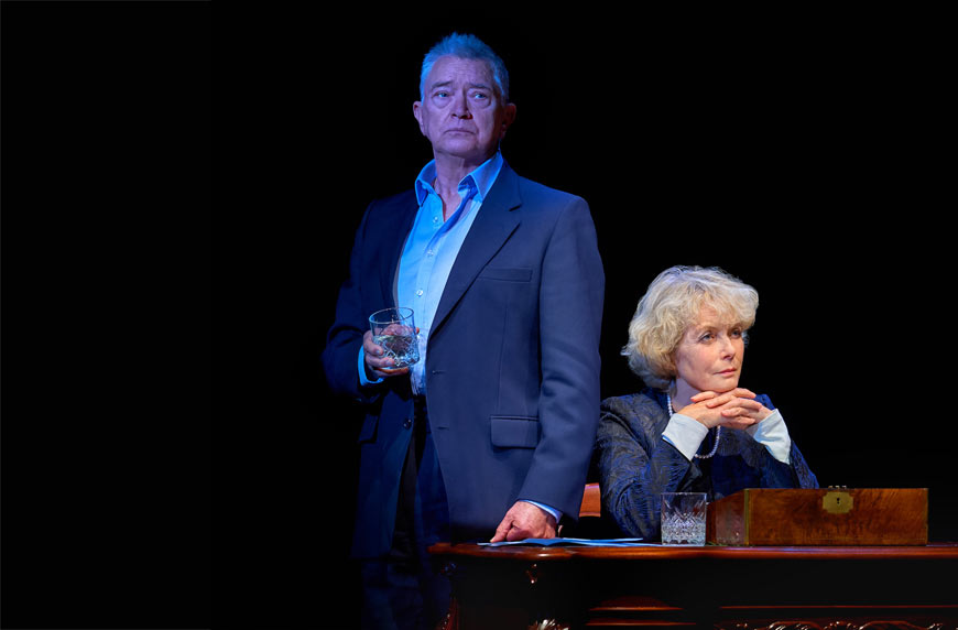 Martin Shaw and Jenny Seagrove in Love Letters - Photo by Paul Coltas