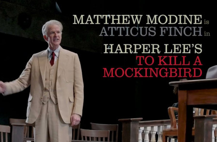 Matthew Modine stars as Atticus Finch