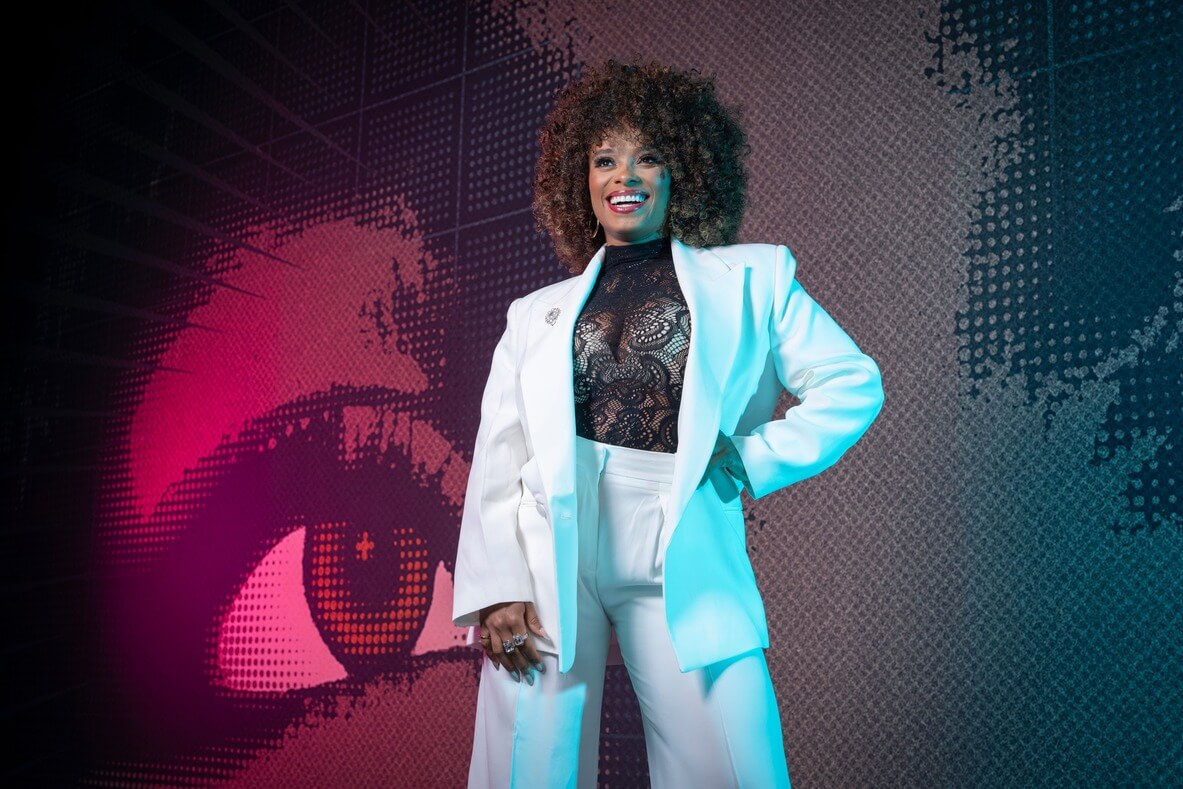 Fleur East in TINA: THE TINA TURNER MUSICAL. Photo by Hugo Glendinning