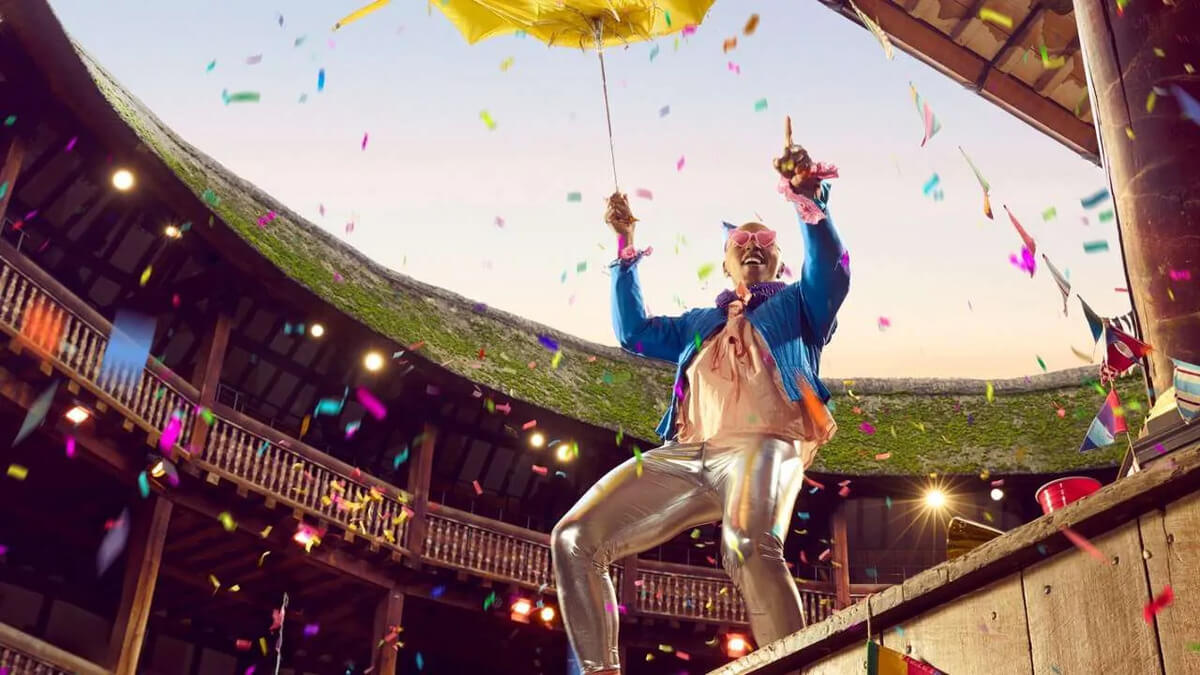 Artwork of TWELFTH NIGHT. Image by Shakespeare's Globe.